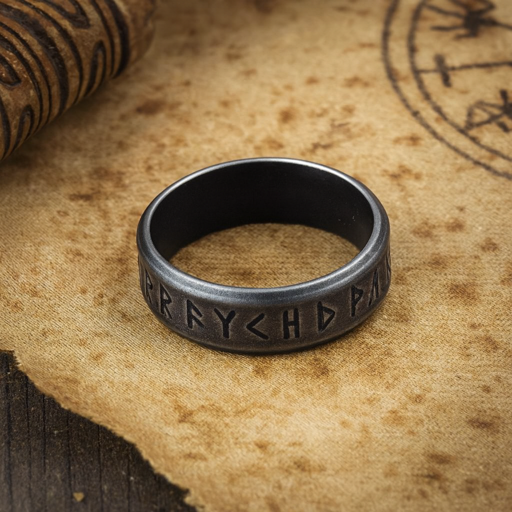 Runes of Fate Ring - Stainless Steel