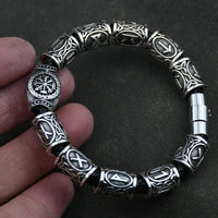 11rune beads silver