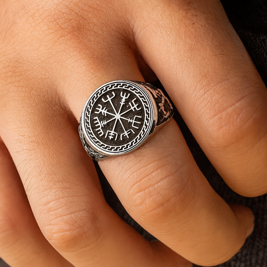 Compass of the Warrior Ring - Stainless Steel
