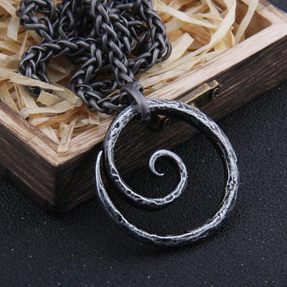 Iron Celtic Knot: Stainless Steel Necklace