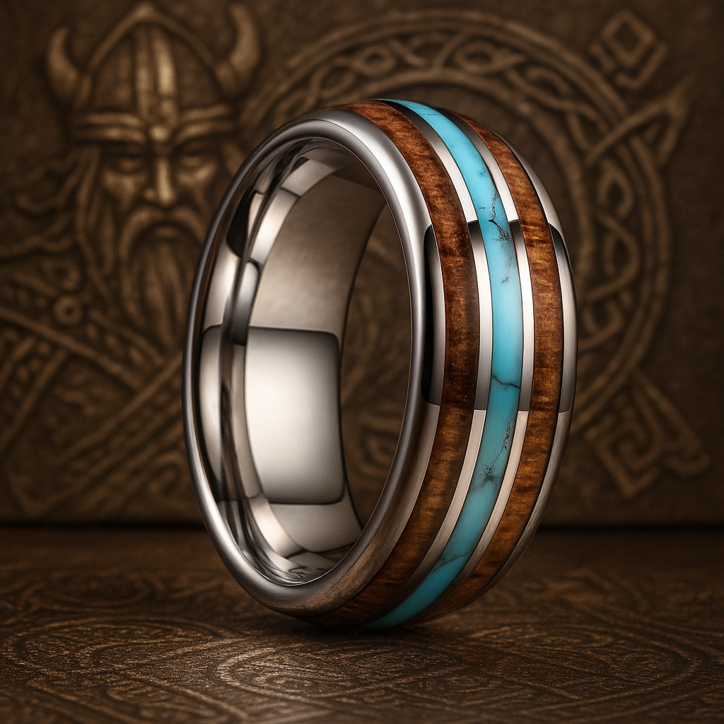 Vicking Ring - Fine Blue Silver