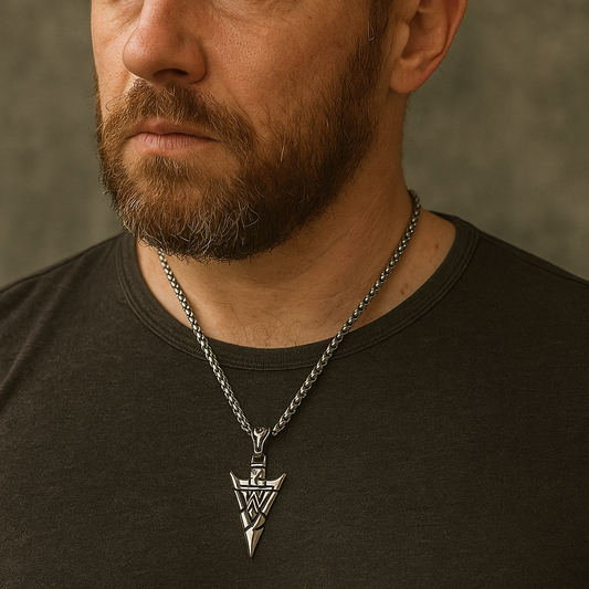 Odin's Spearhead Pendant – Valknut Rune