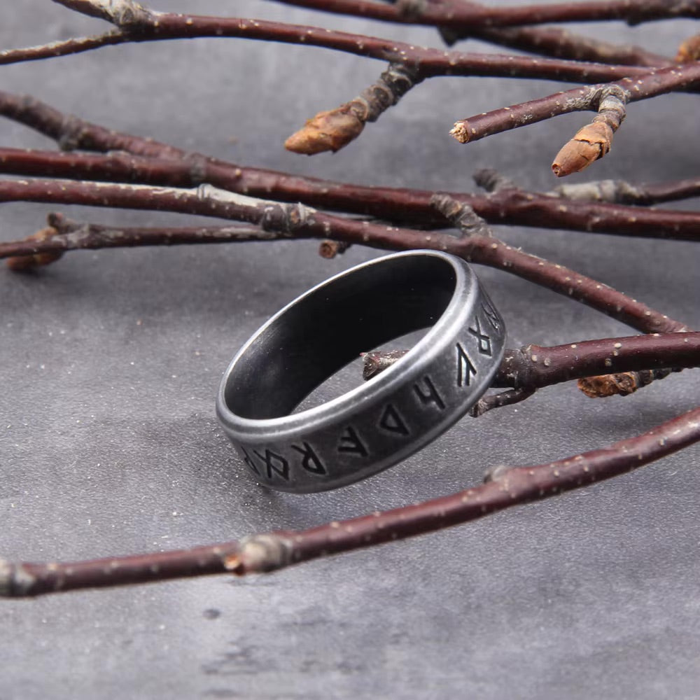 Runes of Fate Ring - Stainless Steel