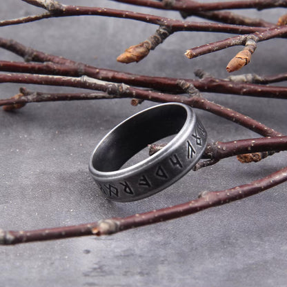 Runes of Fate Ring - Stainless Steel