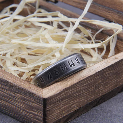 Runes of Fate Ring - Stainless Steel