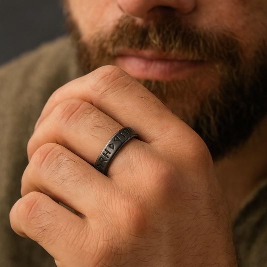 Runes of Fate Ring - Stainless Steel