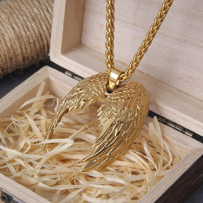 Eternal Guardian: Angel Wings Necklace