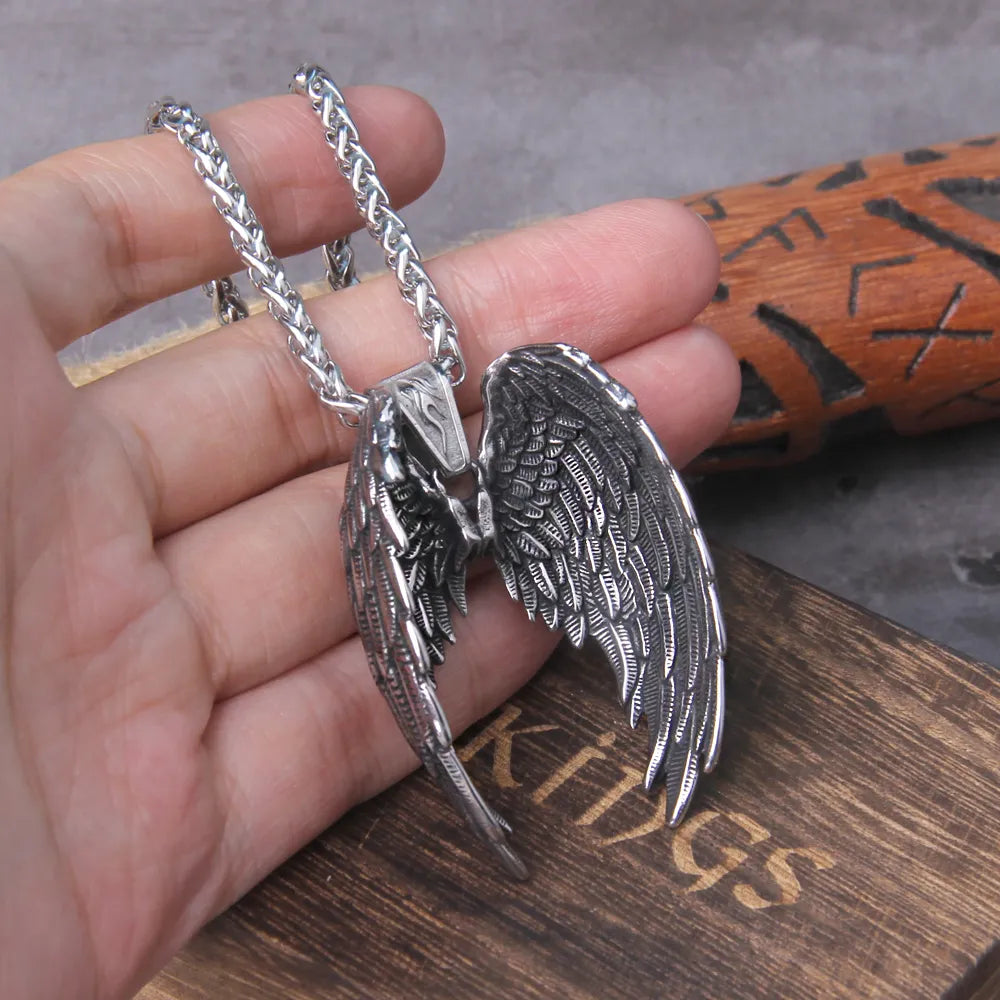 Eternal Guardian: Angel Wings Necklace