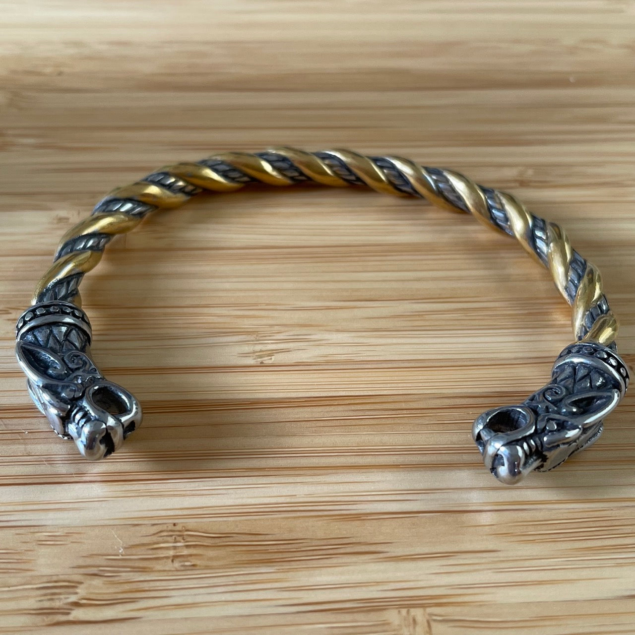 Stainless Steel Nordin Viking Norse Dragon Bracelet