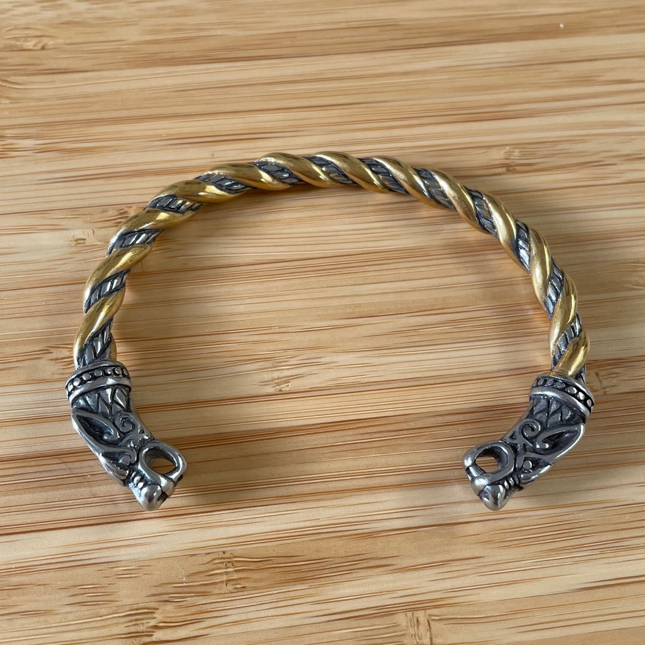 Stainless Steel Nordin Viking Norse Dragon Bracelet