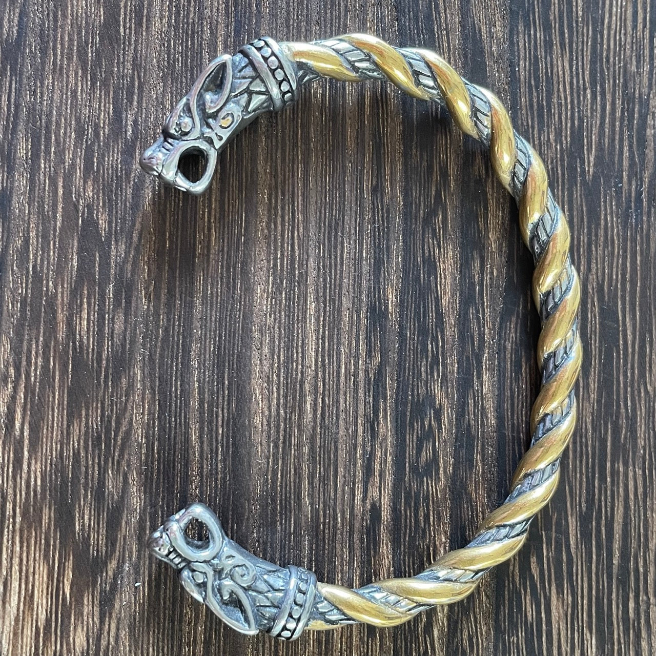 Stainless Steel Nordin Viking Norse Dragon Bracelet