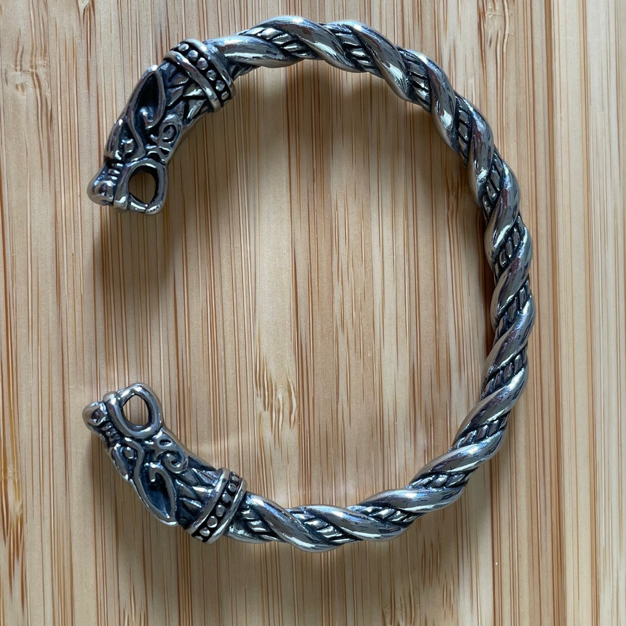 Stainless Steel Nordin Viking Norse Dragon Bracelet