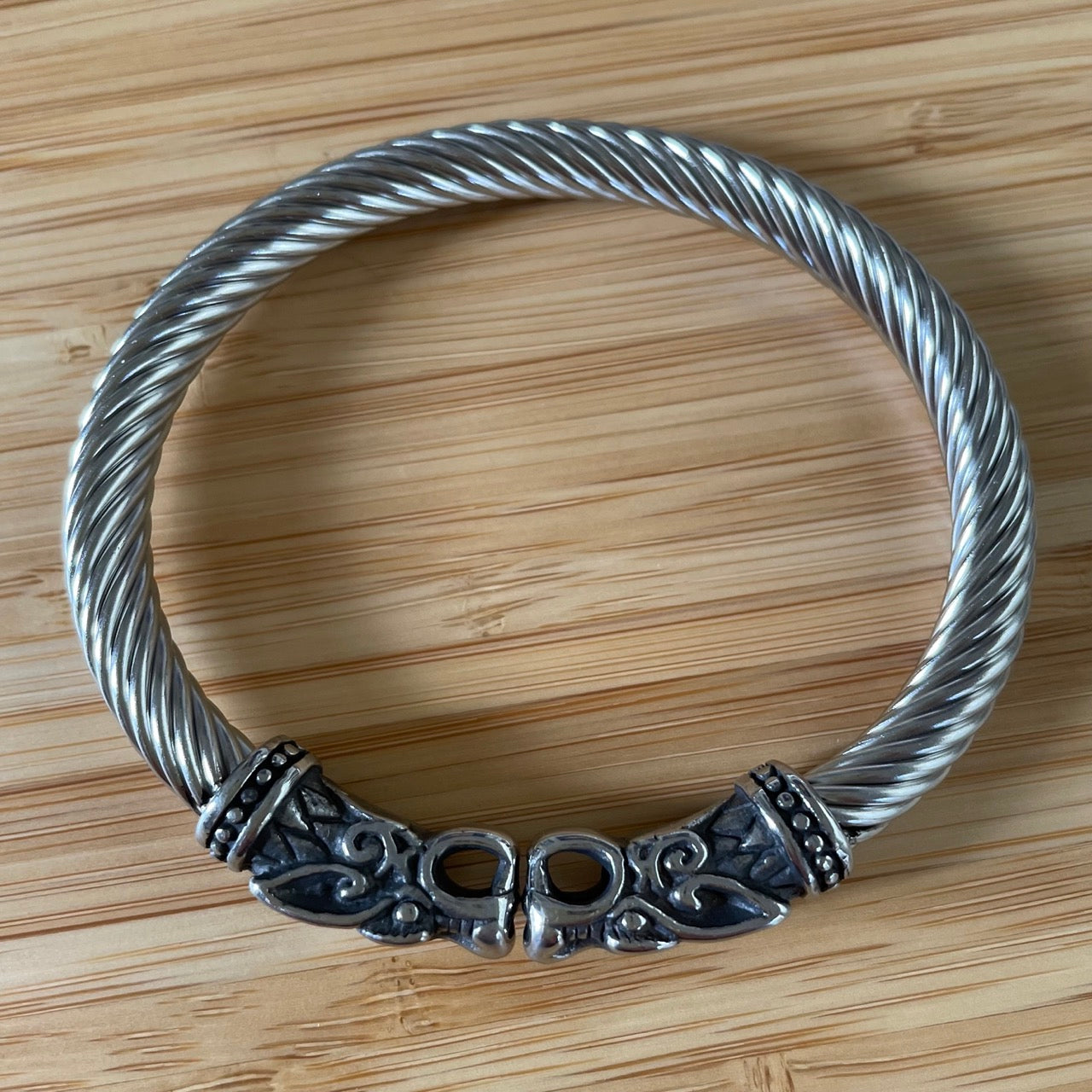 Stainless Steel Nordin Viking Norse Dragon Bracelet