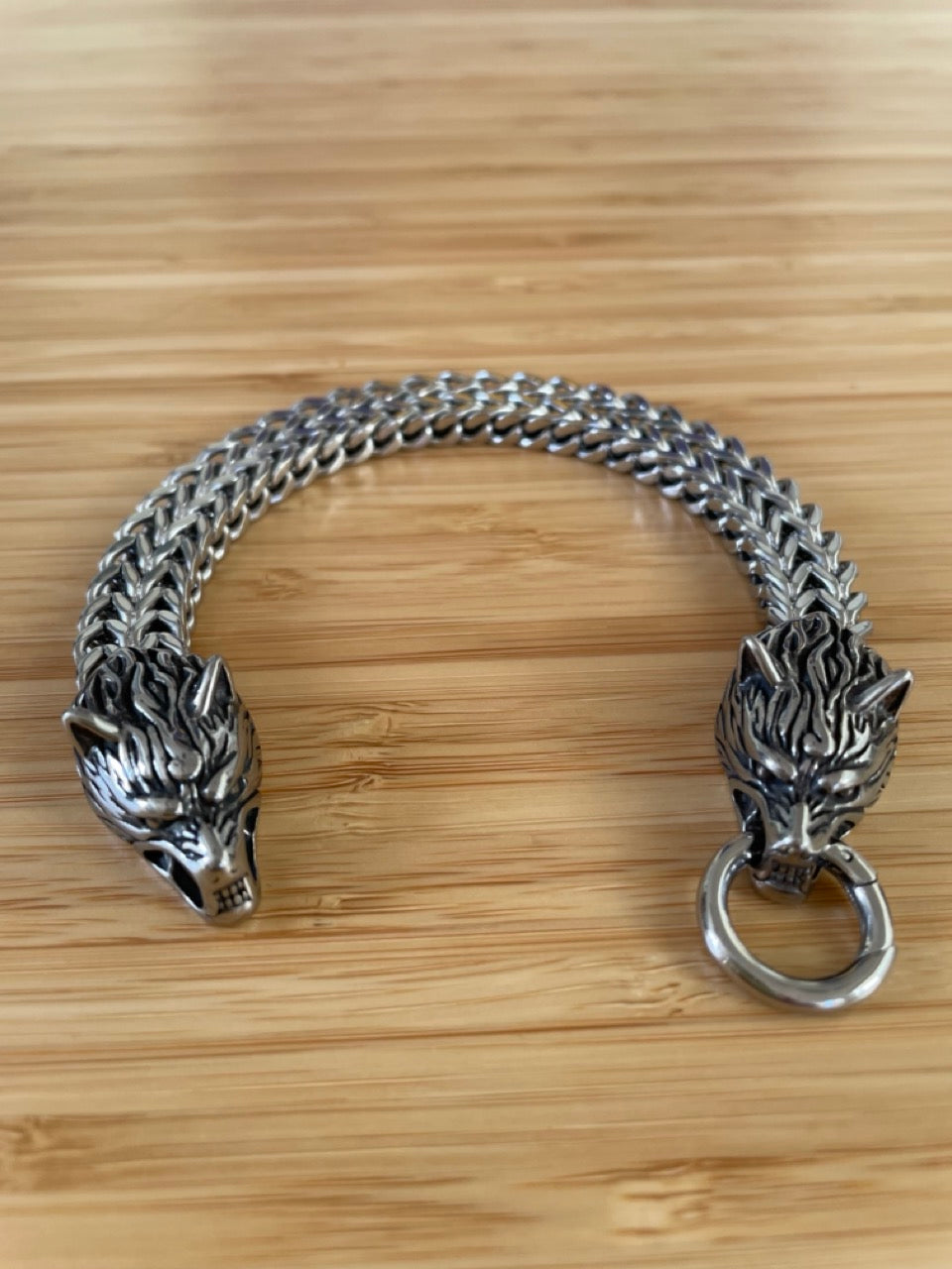 Viking Wolf Charm Bracelet - The Courageous!