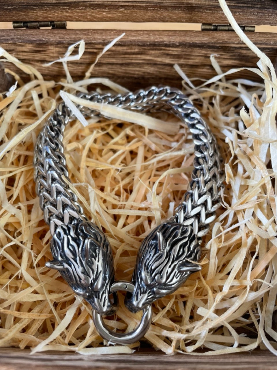 Viking Wolf Charm Bracelet - The Courageous!